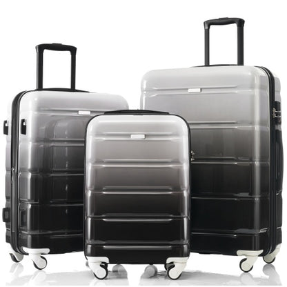 Luggage Set of 3 Pieces 20-inch with USB Port, Airline Certified with Cup Holder