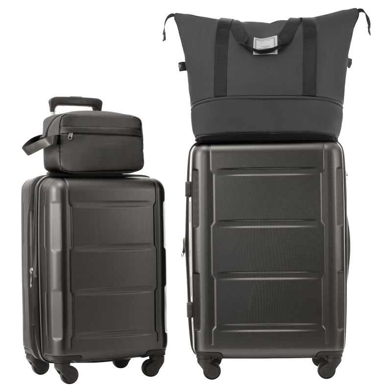 2 Piece Luggage Set with 2 Bags Expanable with TSA Lock of 20Inch+24Inch