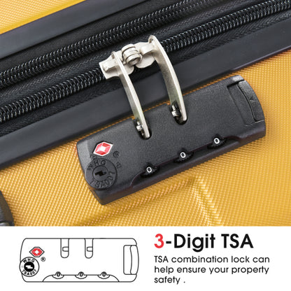 Expandable Hard Luggage Sets 3 Piece with Double Spinner TSA Lock (20/24/28Inch)