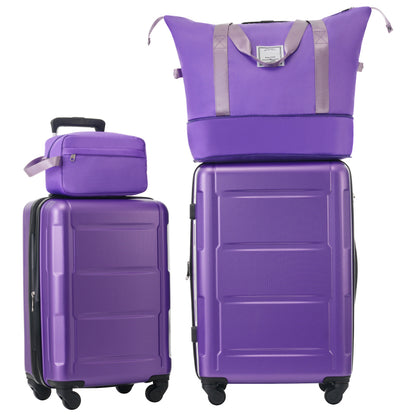 2 Piece Luggage Set with 2 Bags Expanable with TSA Lock of 20Inch+24Inch