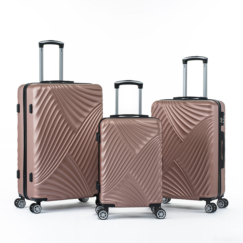 3 Pieces Hard Shell Luggage Lightweight Suitcase Set 20/24/28 Inch