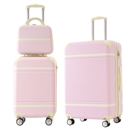 Hardshell Luggage Sets 3 Pieces 20"+24" Inch with Cosmetic Case