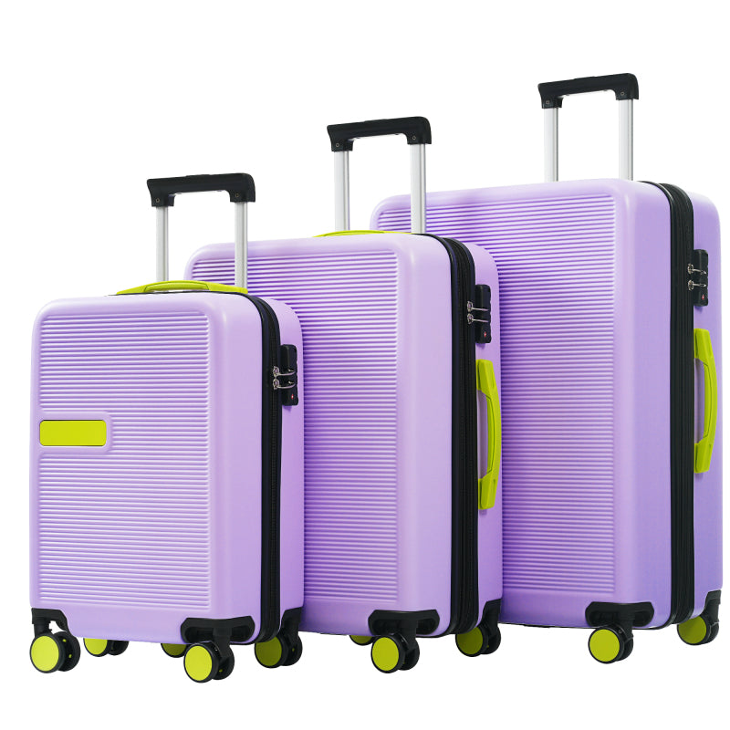 Hardshell Luggage Sets 3 pcs with Spinner Wheels and TSA Lock 20" 24" 28" Available